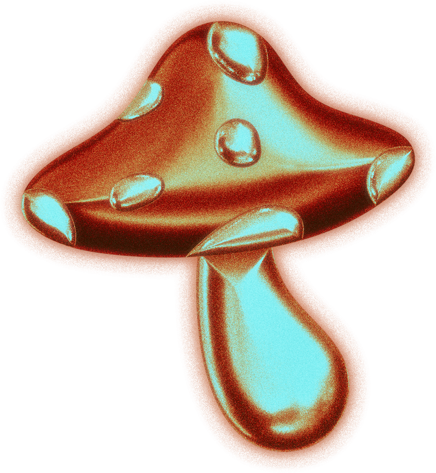 Gradient Chrome Mushroom