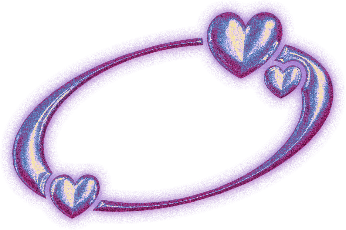 Gradient Chrome Hearts